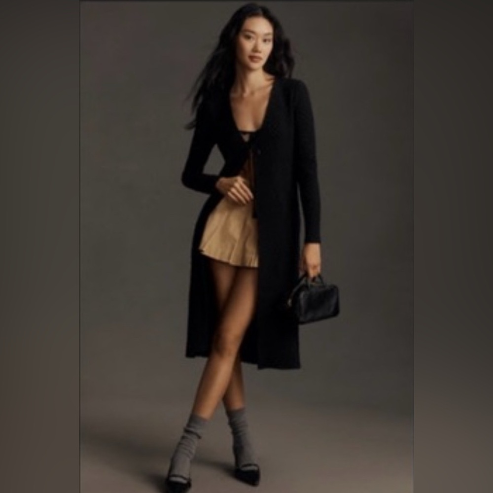 Anthropologie Dolan Extreme Length Textured Duster